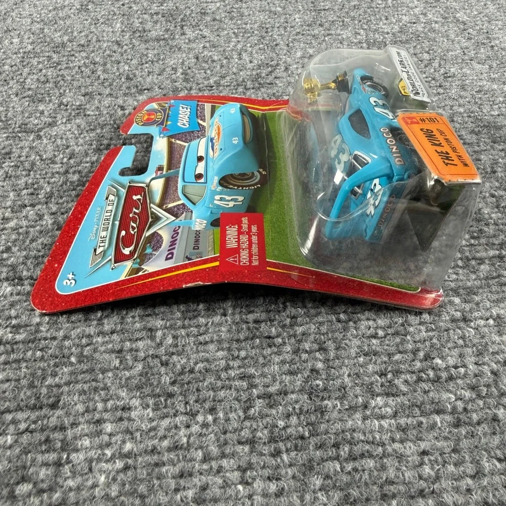 Mattel Disney Cars Blue The King With Piston Cup Chase Diecast Toy Car